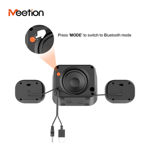 Meetion SP2110 escritorio estéreo ordenador Audio escritorio hogar Notebook 2,1 altavoz con cable altavoz de la computadora - Product Image 4
