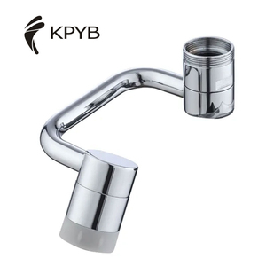 Hàng Mới Về Vòi Nước Bồn Rửa Tay Robot Mở Rộng Vòi Phòng Tắm Xoay 1080 Vòi Sục Khí Vòi Lọc Nước Bắn - Product Image 1