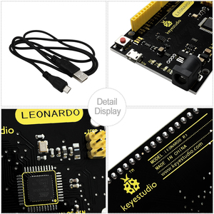 Scheda Controller Leonardo R3 compatibile per scheda microcontrollore Micro USB Arduino + - Product Image 4