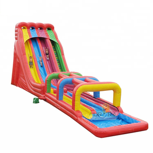 Nuevo tobogán inflable Slip N Slide inflable y tobogán con piscina Nuevo y emocionante tobogán inflable y tobogán de ciudad - Product Image 3