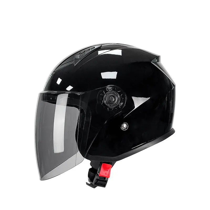 Xe Máy Mũ bảo hiểm cưỡi với Visor xe máy Phụ kiện xe máy xe máy nửa mặt Mũ bảo hiểm mở mặt Mũ bảo hiểm xe máy halmet