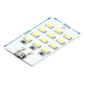 8 12 16 20 LED boncuk aydınlatma Panel modülü sokak satıcı lamba ile mikro USB & C tipi taşınabilir acil gece lambası - Product Image 3