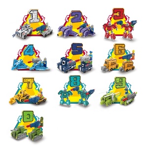Kailiデジタル変形ロボットおもちゃ教育10in1変換可能な数字ブロック数学学習キッズロボット - Product Image 4