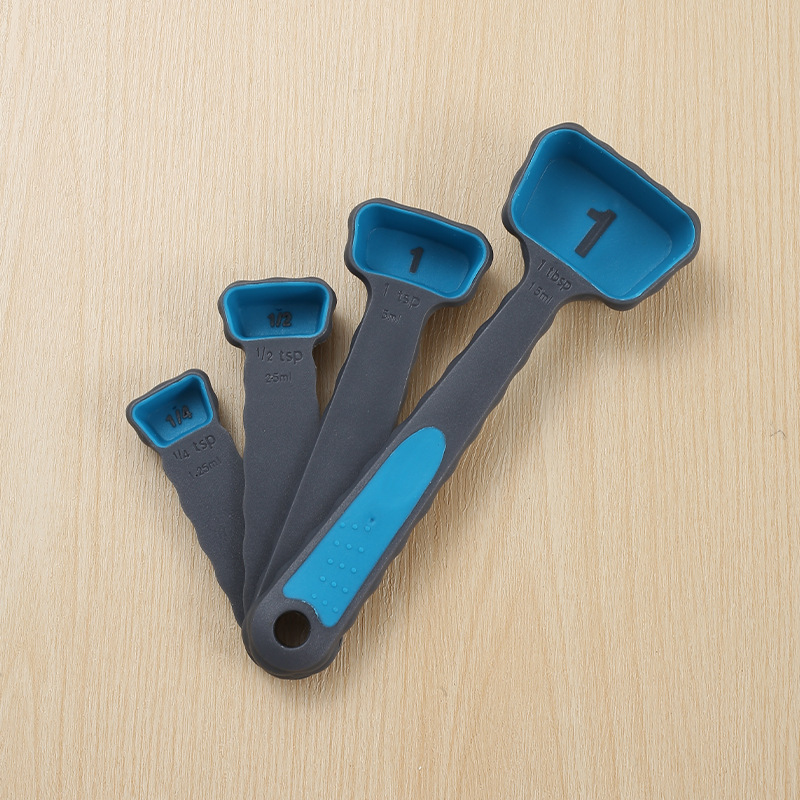 Cuillère doseuse pliante bleue