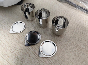 99.95% 10ml 30ml 50ml 100ML铂金实验室器皿高温标准铂金实验室坩埚锅铂金坩埚 - Product Image 2