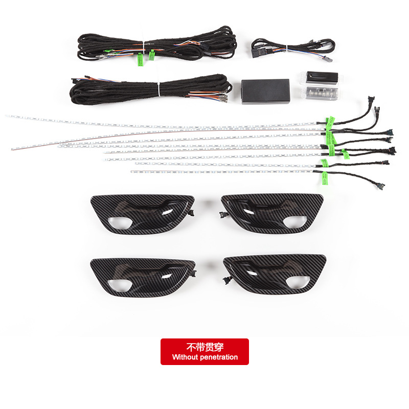 Motif fibre de carbone, non traversant.