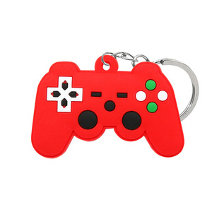 Barato PVC Gamepad llavero 2D 3D suave goma dibujos animados PS4 controlador de juego llavero al por mayor - Product Image 1