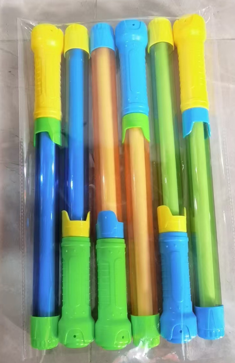 Pistolet à eau extractible à 5 trous, paquet de 6