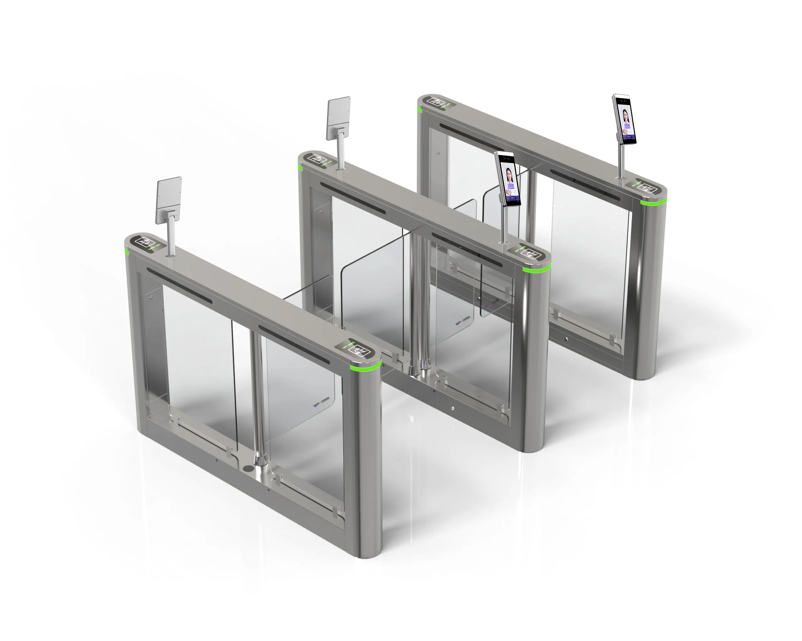 automatic barrier gate turnstile swing gate price with face recognition access control for gate