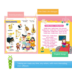 Interaktives sprechendes Stiftset mit 500 Wörtern Fun English Picture Dictionary für Kinder Early Language Learning Education Tool - Product Image 6