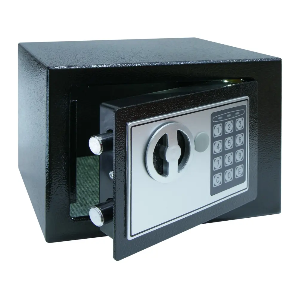 Draagbare Elektronische Veiligheid Kleine Hotel Safe Box Home Secret Key Lock Muur Gemonteerde Mini Diposit Security Contant Geld Verborgen Kluis