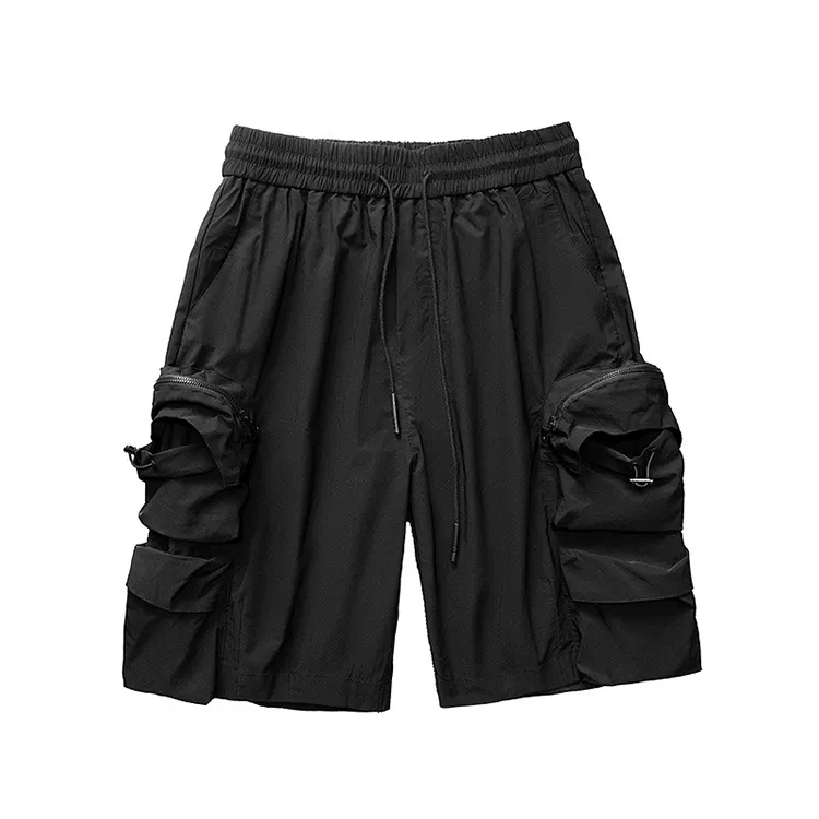 Pantaloncini cargo estivi da uomo stile retrò nazionale chic pantaloni funzionali plancton pantaloni belli pantaloni cargo corti da uomo