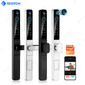WiFi Tuya App Smart Lock mit Kamera Video Türklingel Finger abdruck Keyless Entry Tastatur Türschloss mit Griff für die Haustür - Product Image 6