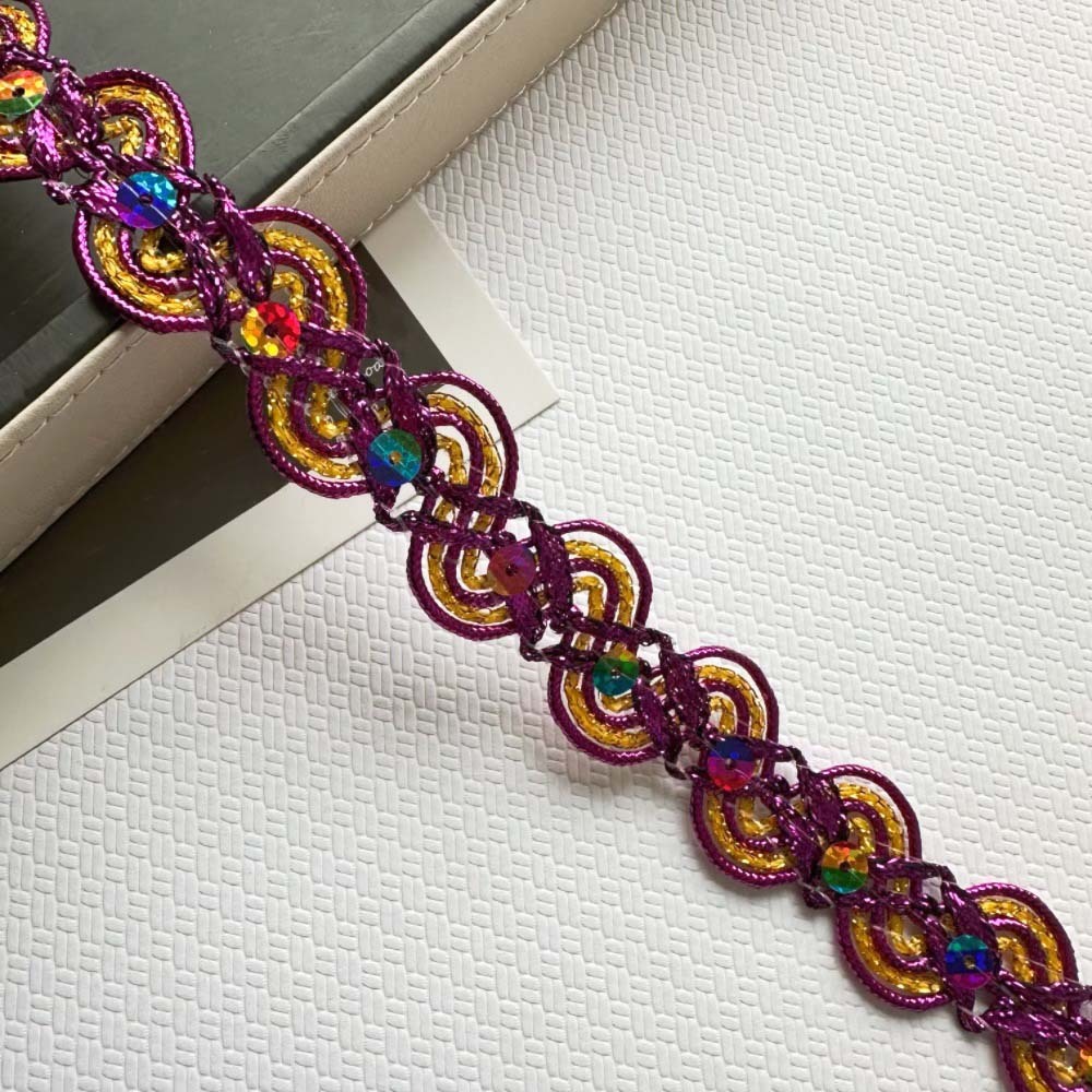 #9 purple / sequins
