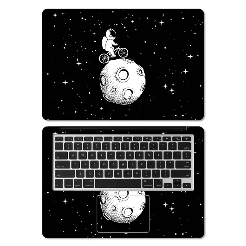Pelli adesive per Cover per Laptop universali fai-da-te 13.3 14 15.6 17.3 pelle cielo stellato decorare decalcomania per Macbook /Lenovo/Asus/Hp/Acer