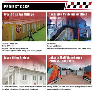 Cammi nhà hiện đại đúc sẵn prefab container nhà năng lượng mặt trời prefab nhà mô-đun nhỏ nhà mic xây dựng trại Tị nạn hogar - Product Image 5