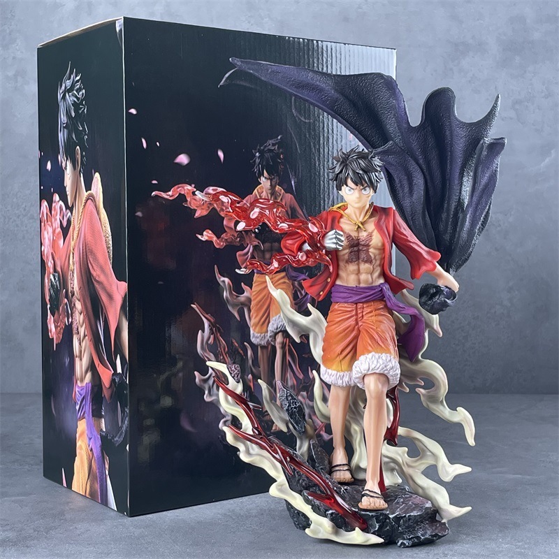 Boîte de couleur Luffy marchant-28cm