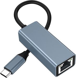 USB C to Ethernet Adapter ไดรเวอร์-Free USB C TO RJ45 100Mbps Type C อีเธอร์เน็ตอะแดปเตอร์ LAN สำหรับ MacBook pro/air