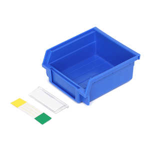 Plastic Storage <strong>Bin</strong> Stackable and Nestable Box Poiwerking Sustainable Customizable <strong>Bin</strong> - Product Image 1