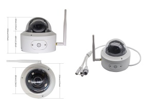 Camhiスマートアプリ1080PIR/25mWIFIカメラ双方向オーディオ人間検出サポート128GSDカードIP66CCTVバンダルプルーフカメラ - Product Image 6