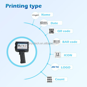 12,7 MM Mini Batch Code Tragbare Hand-Tinten strahl druckmaschine für schnell trocknenden Chargen codierer Ei Datum Verfalls nummer Datum TIJ - Product Image 3