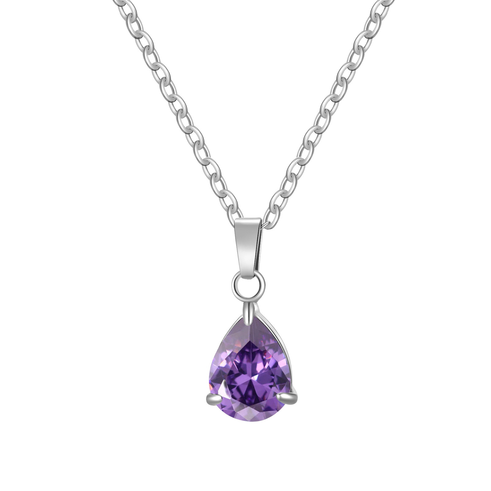 Gouttes de zirconium violet acier de février