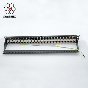 Keystone Jack Tipo de módulo Patch Panel Pass Through Inline acoplador Patch Panel