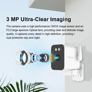 CS5H 3MP 2.4G WIFI安全摄像机双向音频电池子弹闭路电视夜视无线监控PTZ网络摄像机 - Product Image 6