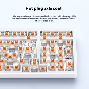 G98 Teclado mecánico USB de conexión en caliente de tres modos personalizado para juegos Estructura de Junta Única Uso de computadora portátil diseñado - Product Image 3