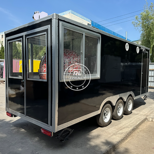 2025 Mobile Fast Food Truck Pizza Snack Food Trailer Food Truck with Full Kitchen