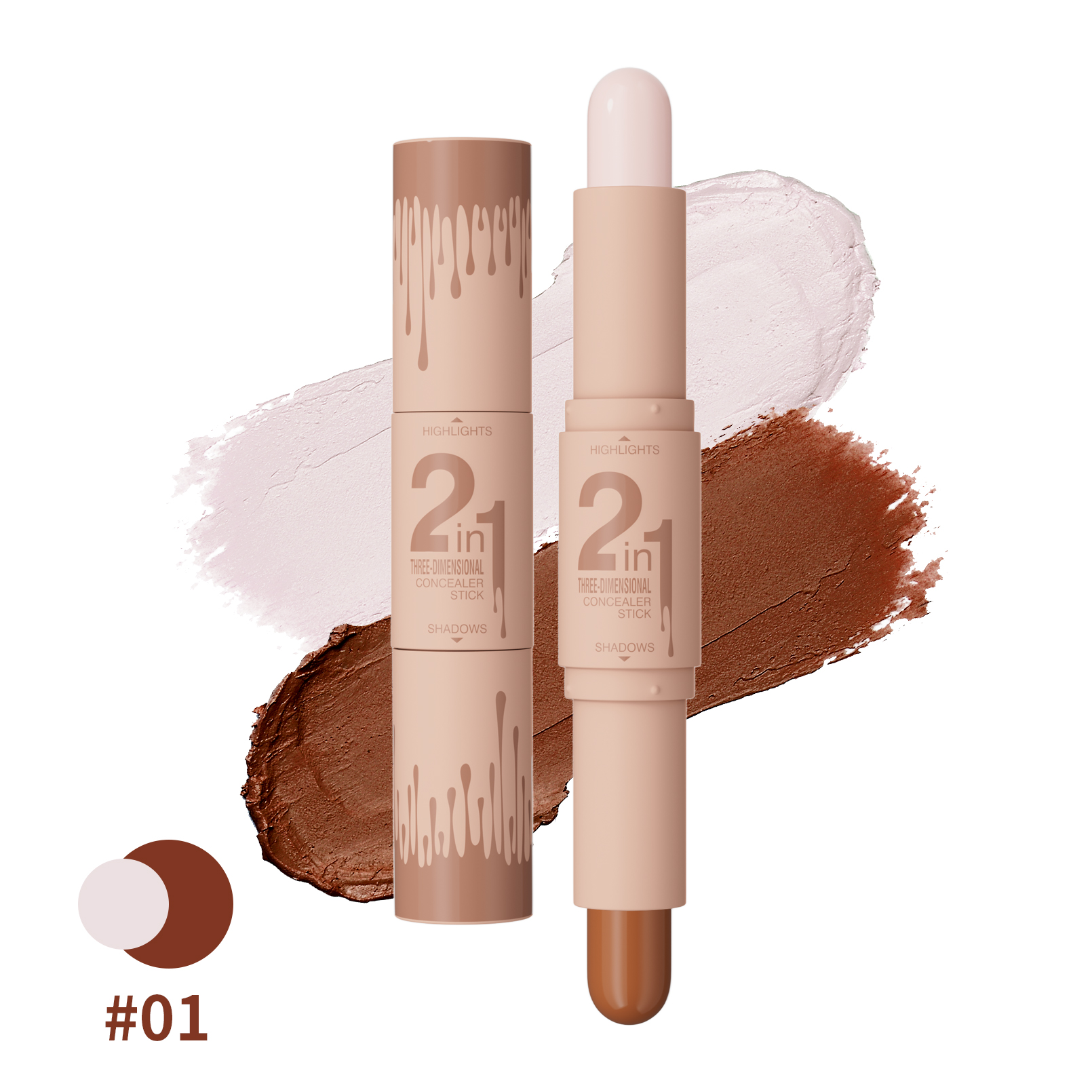 01#light beige+light brown