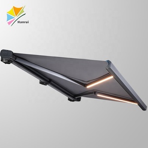 Özel yapılmış ağır otomatik tam kaset tente rüzgar sensörü ile balkon için - Product Image 5