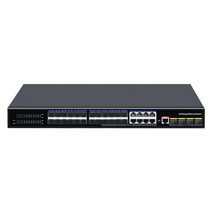 28 Port L3 yönetilen Ethernet anahtarı 10G SFP SFP 24 Gigabit SFP portu ağ Switcher ile DHCP/QoS/ACL kontrol/SNMP - Product Image 1