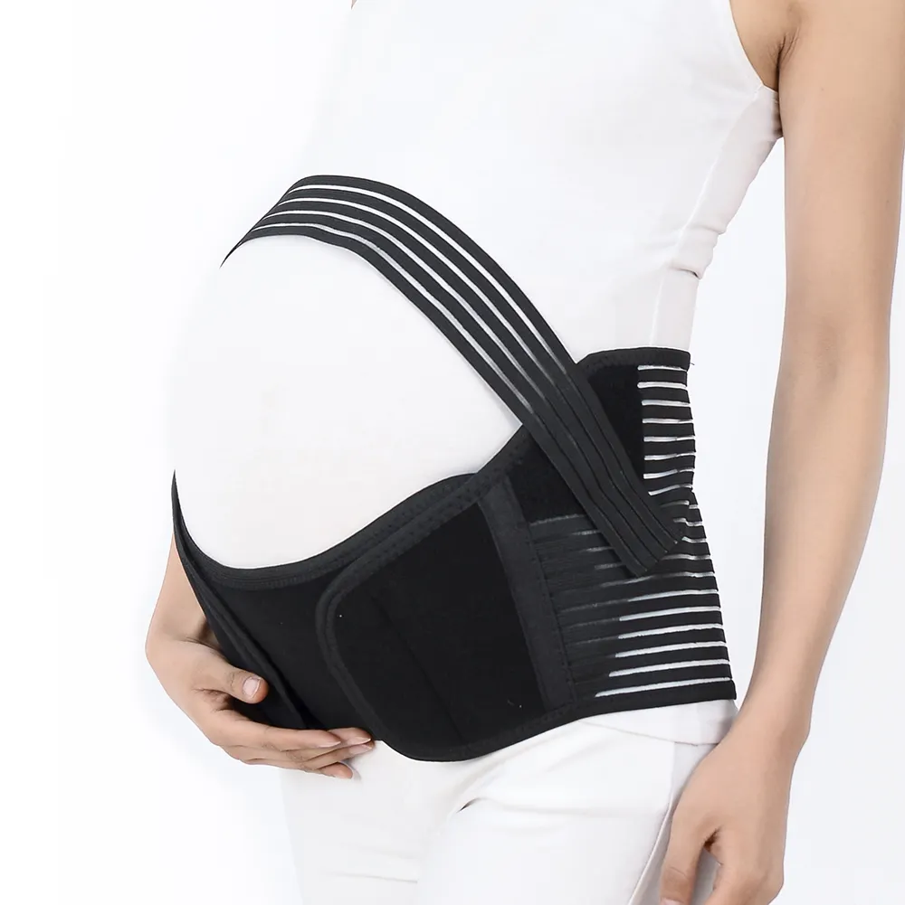 Verstellbarer und atmungsaktiver Bauch binder Mutterschaft bauch band Schwangerschaft unterstützung gürtel für Rückens ch merzen