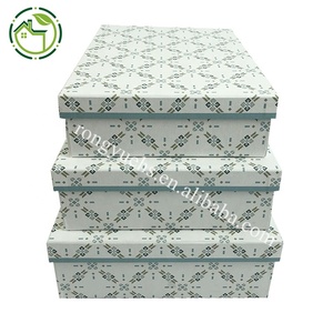 Scatola di imballaggio regalo rettangolare nidificato decorativo design personalizzato scatole di carta artigianali scatole di cartone - Product Image 3