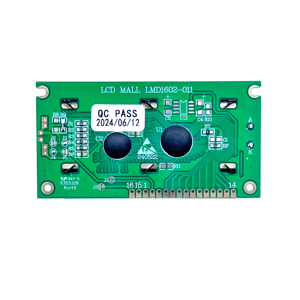Módulos LCD monocromáticos COB 1602 personalizados Tipo de personaje Interfaz MPU negativa 16x2 STN Pantalla monocromática azul - Product Image 6