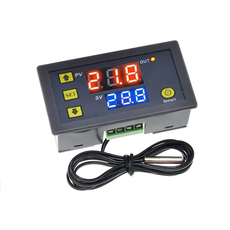 W3230 temperatura controlador digital display temperatura controlador módulo controle interruptor micro DC12V24V/AC110-220V