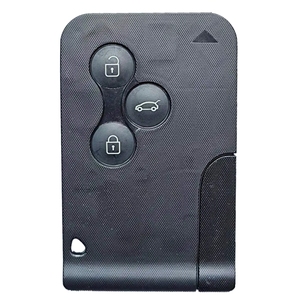 Renault Megane 2 Scenic için A2AUTOKEYS kart II 3 düğmeler 433Mhz Chip çip acil akıllı uzaktan araba anahtarı - Product Image 1