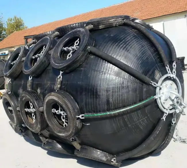 Barco inflable D2 * 3,5 M/guardabarros de goma neumático marino para guardabarros de muelle