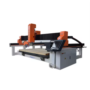 Дешевая ЧПУ 4 5 оси гранитная мостовая пила Cnc маршрутизатор 3D Камень для резки гранита гравировальный станок для кухонной раковины и кромочного профиля - Product Image 3