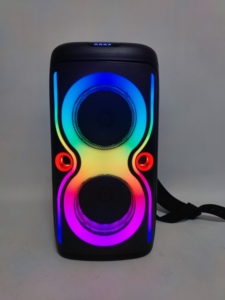 L8807-2 Customizable BT Party Speaker Dual 8-Inch Horn with Big Subwoofer Remote <strong>Control</strong> Portable Battery Operated <strong>Computer</strong> <strong>Use</strong> - Product Image 3