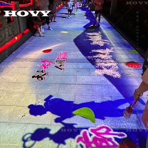 하이 퀄리티 80 + 테마 인터랙티브 플로어 프로젝터 LCD 디스플레이 1920x1200 해상도 내장 Wi-Fi 실내 인터랙티브 플로어 - Product Image 3