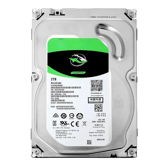 Interne 3,5-Zoll-Sata-SSD-Festplatte für Seagate Barracuda-Computer ST1000DMZ10 1-TB-Festplatte