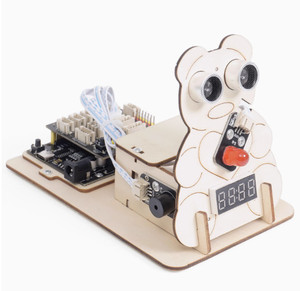 DIY Arduino Kinder Roboter Kit Stem Ultraschall Sitzhaltung Roboter grafische Programmierung Spielzeug Robotik für Kinder