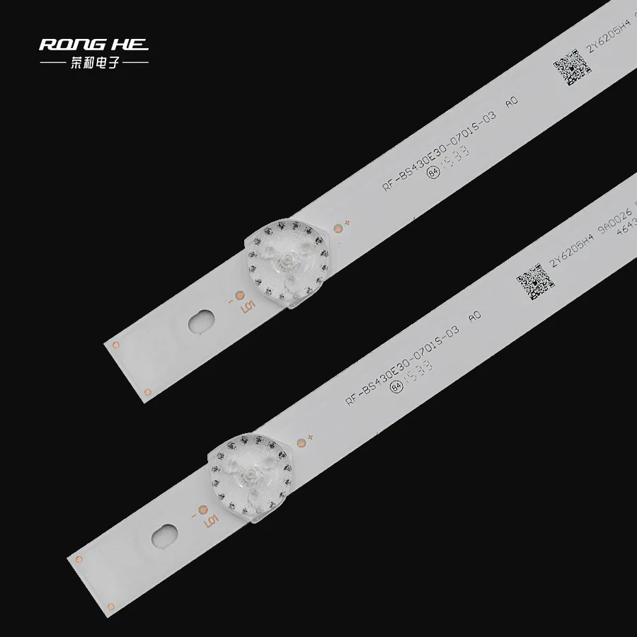 ROHE OEM/ODM di alta qualità 1set = 3pcs 7 lampade LED TV retroilluminazione TV Strip Light per 43 pollici universale