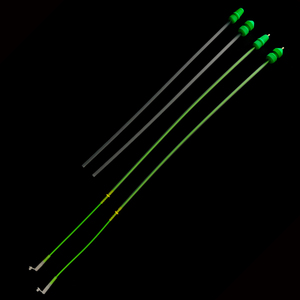 Domuz yumuşak yeşil köpük <span class=keywords><strong>Sow</strong></span> yapay tohumlama tüp tek kullanımlık domuz çiftlik yetiştiriciliği için domuz tohumlama tüpleri için AI kateter