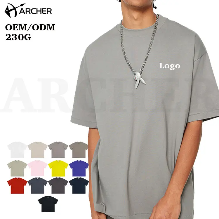 नए फैब्रिक की ब्लैंक शर्ट सोरोना जिम टी-शर्ट 230 ग्राम हैवीवेट शर्ट अपफ 50+ 230 ग्राम टी-शर्ट्स क्विक ड्राई कूल पुरुषों की टी-शर्ट
