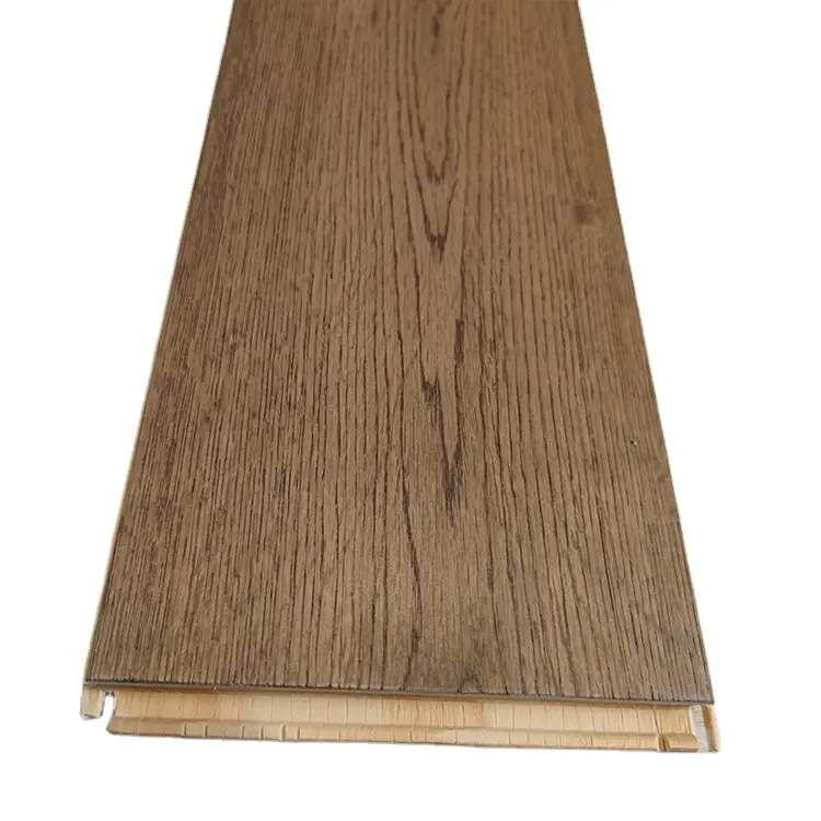 Semplice vendita antisettica come torte calde pavimenti in legno di quercia pavimento in legno multistrato di colore primario in legno massello
