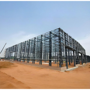 टिकाऊ गैल्वेनाइज्ड स्टील संरचना पूर्वनिर्मित स्टील निर्माण कारखाने औद्योगिक प्रीफैब्रिकेटेड स्टील बिल्डिंग - Product Image 2