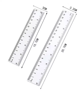 ไม้บรรทัดพลาสติกหลากสีสำหรับเด็กแบบคละสีหลากหลายแบบมัลติฟังก์ชัน - Product Image 5
